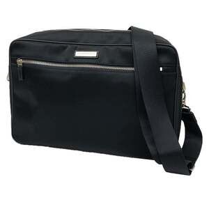 Burberry shoulder bag, men's nylon, black.